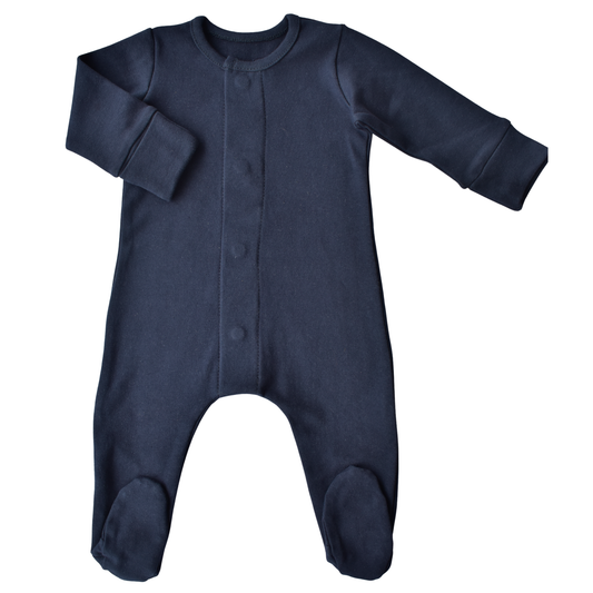 Navy Romper