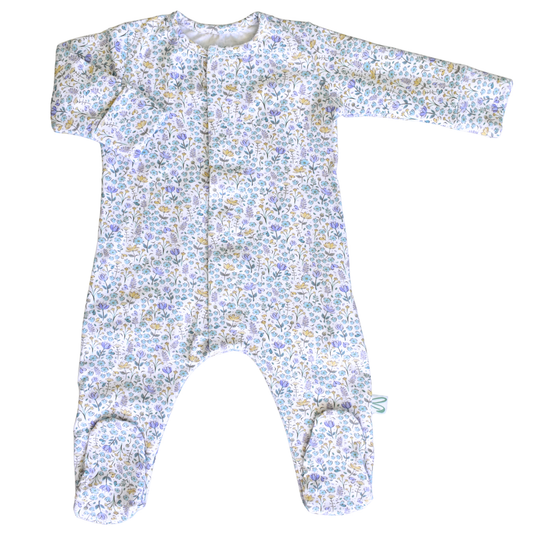 Blue Flower Romper