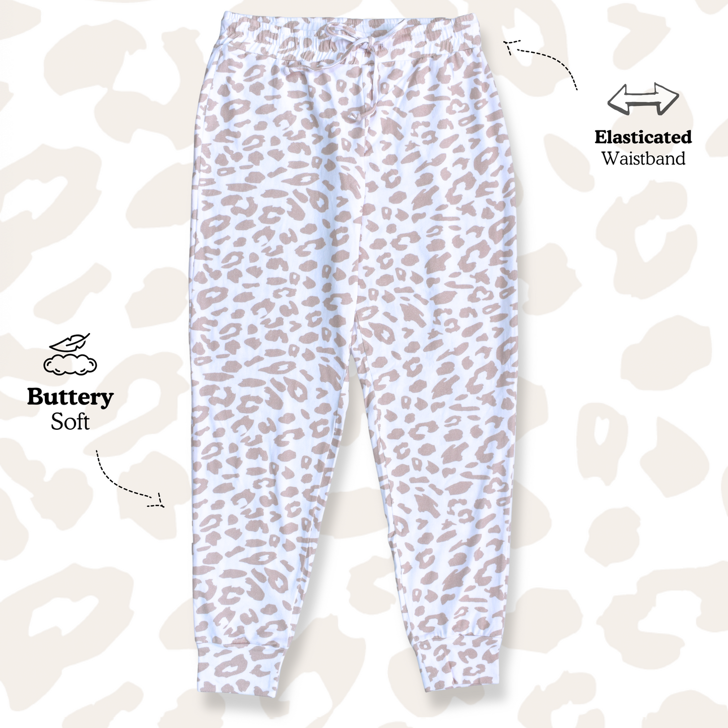 Oat Leopard - Nursing Sleepwear