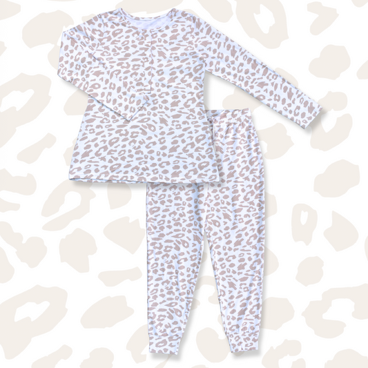Oat Leopard - Nursing Sleepwear