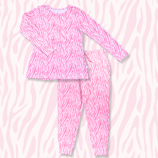 Pink Zebra - Nursing Sleepwear