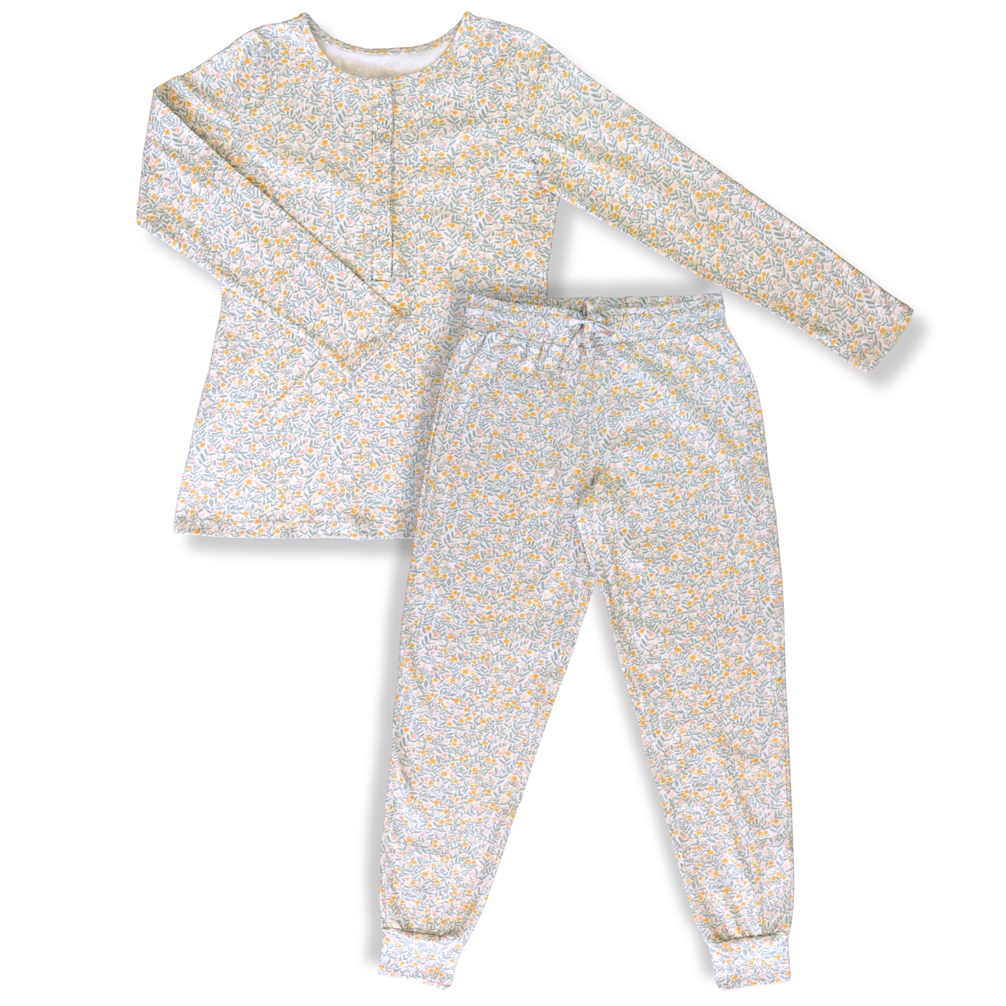 Sage Floral - Nursing Sleepwear