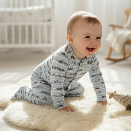 Cars On Stripes Romper