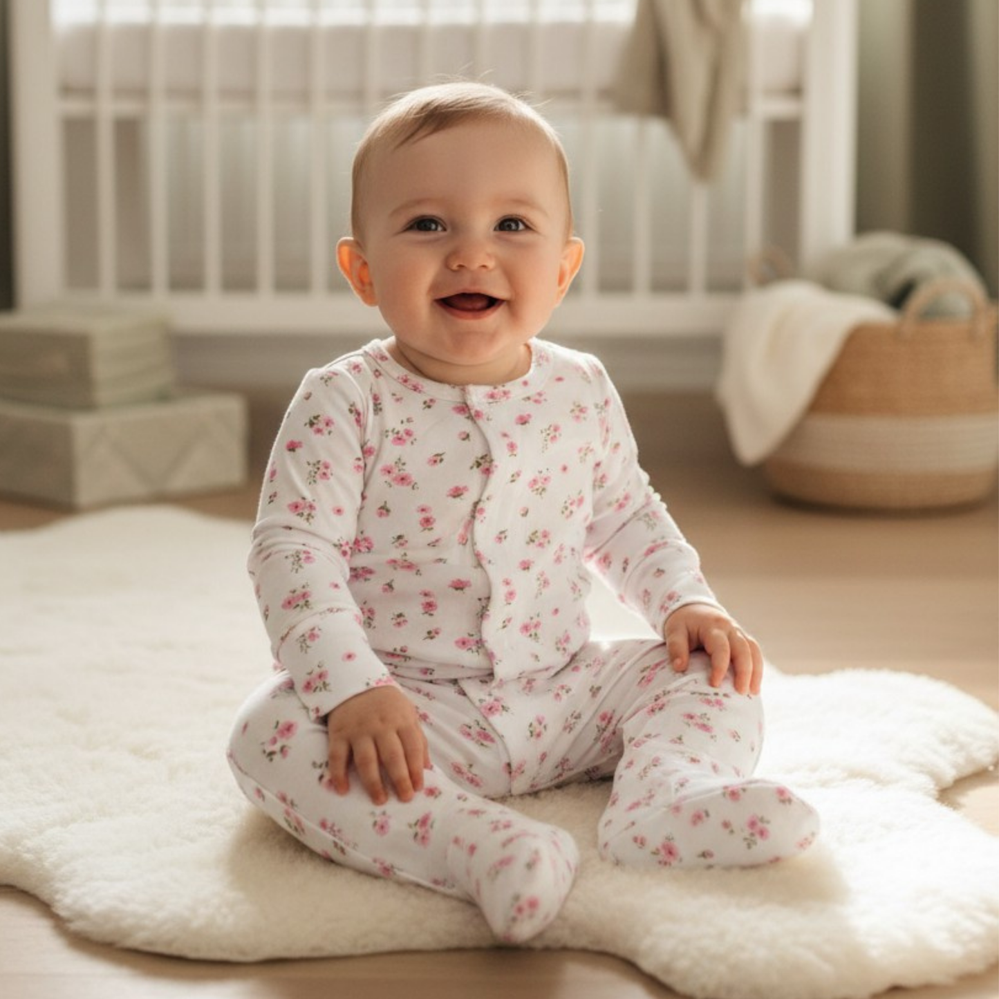 Ditsy Flowers Romper