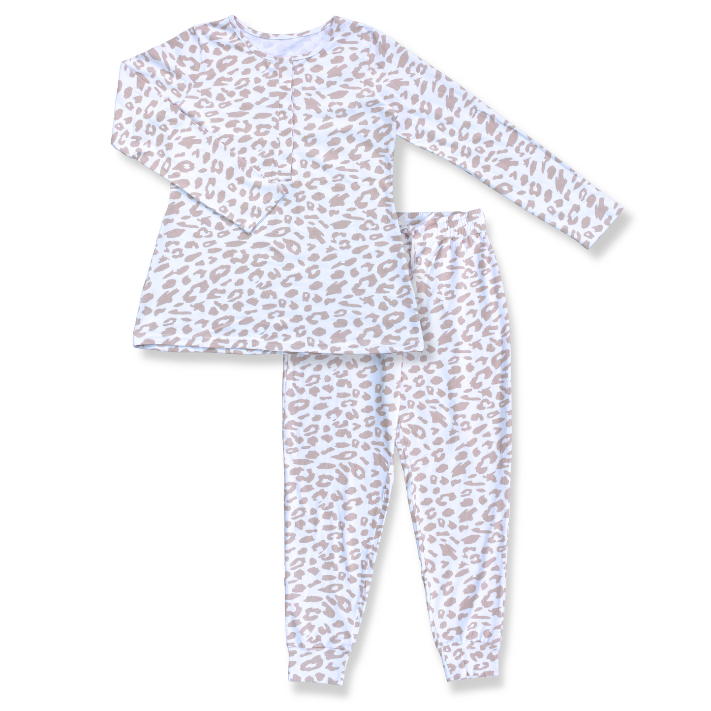 Oat Leopard - Nursing Sleepwear