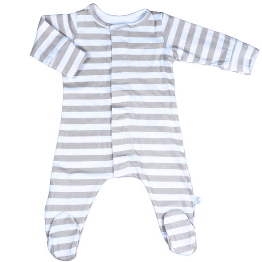 Oat Stripe Romper