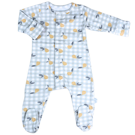 Gingham Pears Romper
