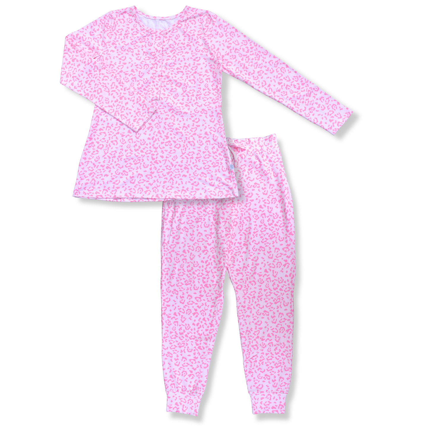 Pink Leopard - Nursing Sleepwear