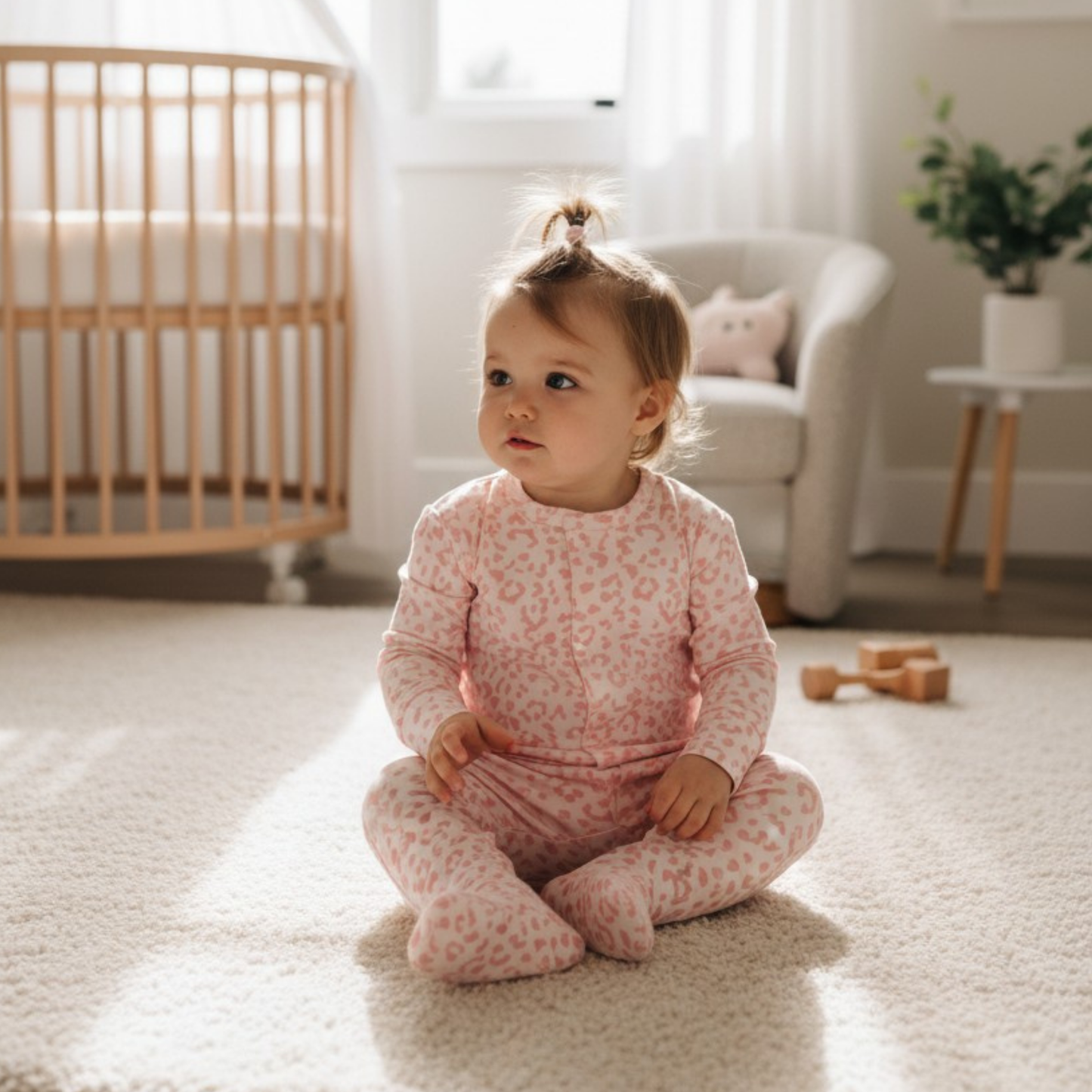 Pink Leopard Romper