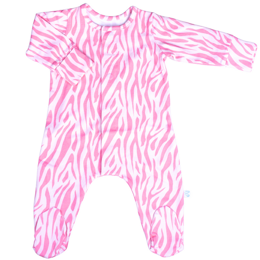 Pink Zebra Romper