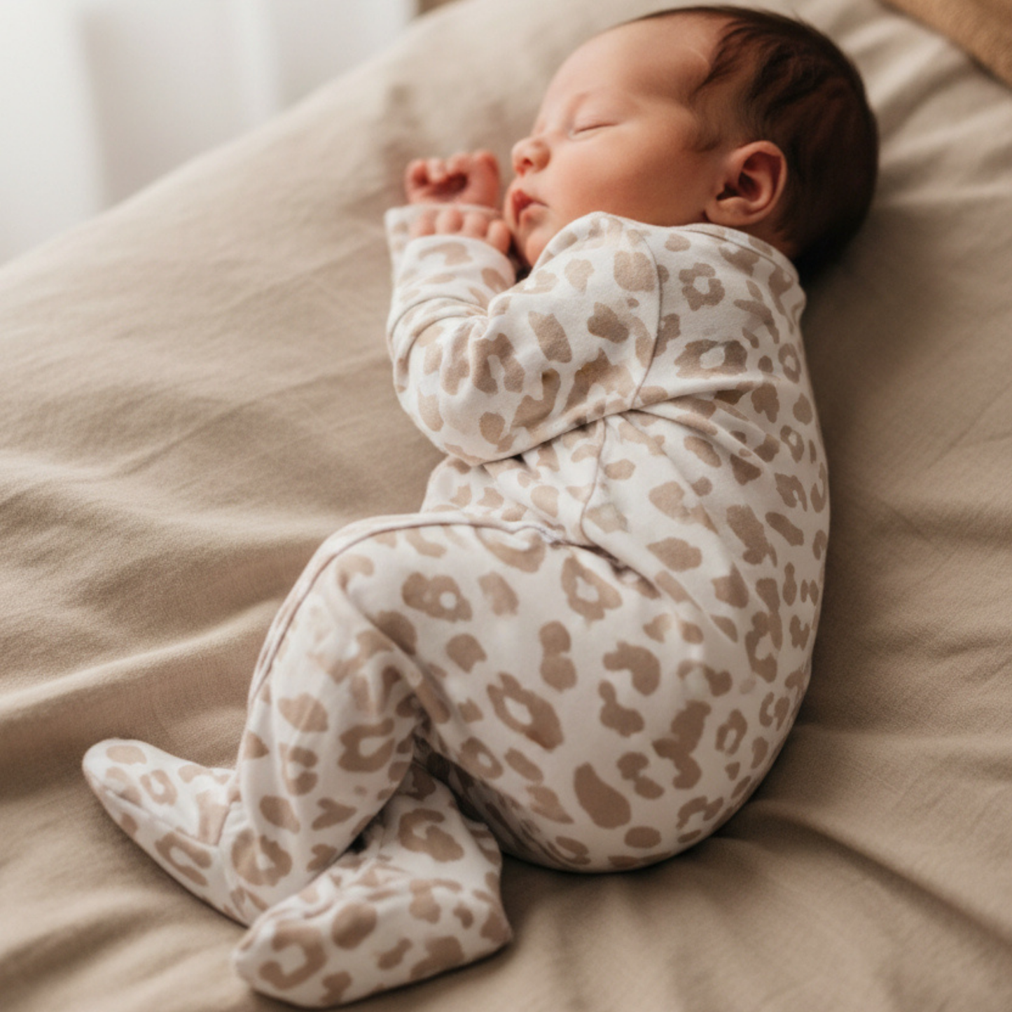 Oat Leopard Romper