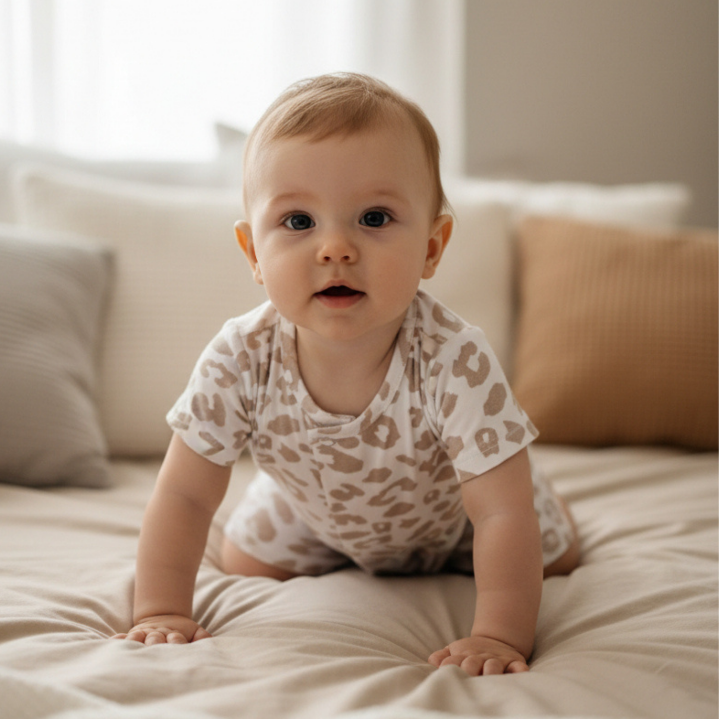 Oat Leopard Summer Romper
